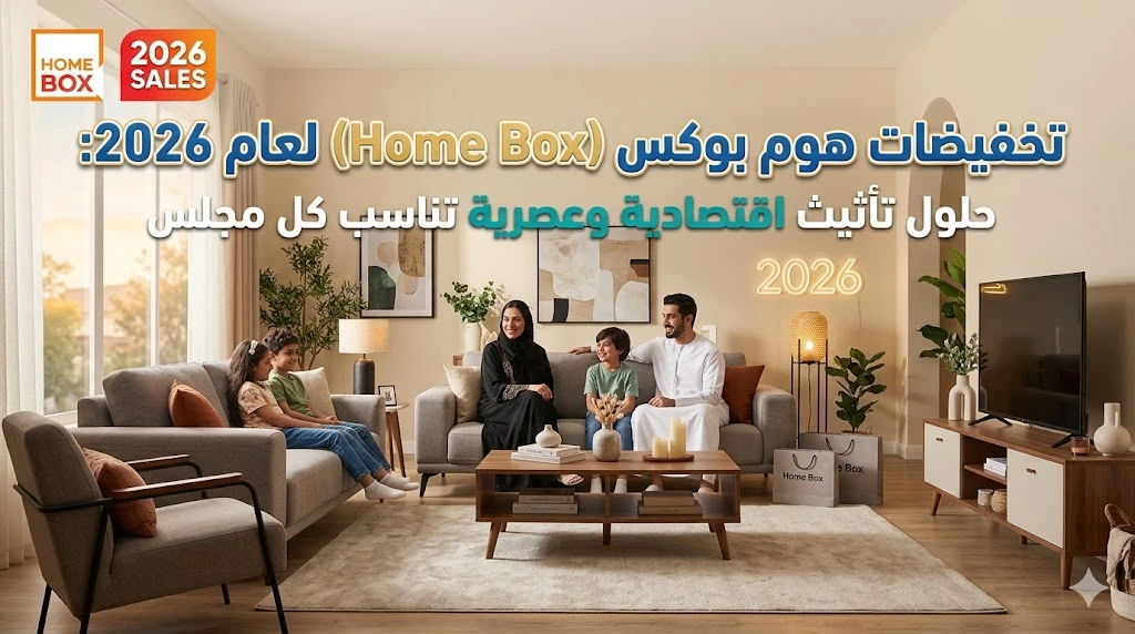تخفيضات هوم بوكس (Home Box) لعام 2026: حلول تأثيث اقتصادية وعصرية تناسب كل مجلس.
