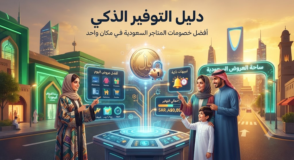دليل التوفير الذكي: أفضل خصومات المتاجر السعودية في مكان واحد دليل التوفير الذكي: أفضل خصومات المتاجر السعودية في مكان واحد