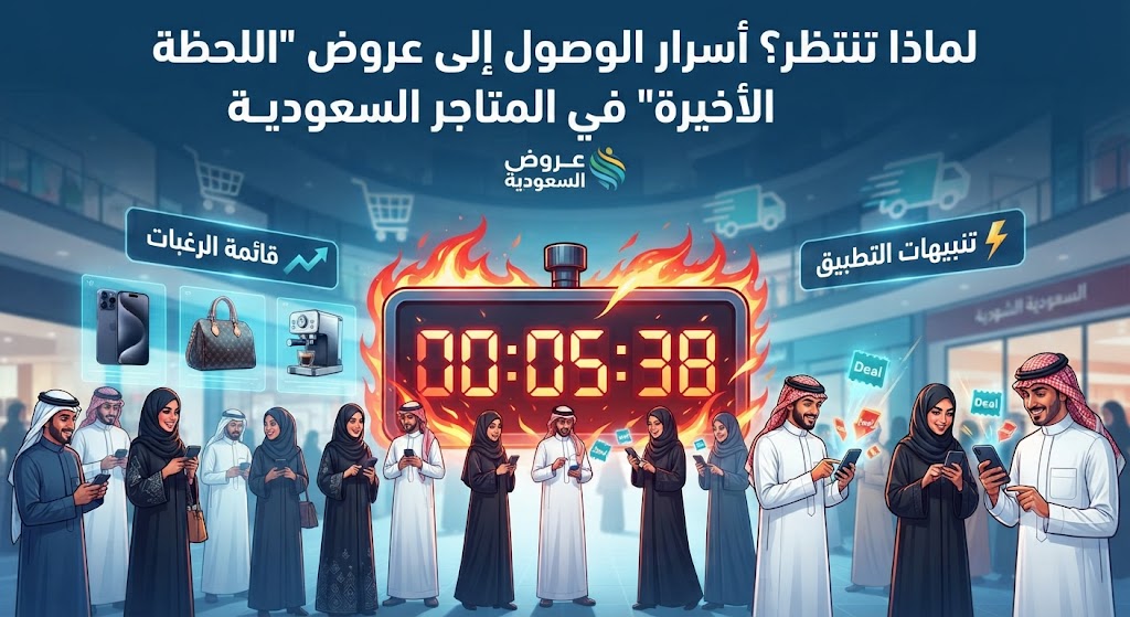 لماذا تنتظر؟ أسرار الوصول إلى عروض “اللحظة الأخيرة” في المتاجر السعودية