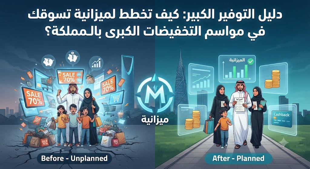 دليل التوفير الكبير: كيف تخطط لميزانية تسوقك في مواسم التخفيضات الكبرى بالمملكة؟ دليل التوفير الكبير: كيف تخطط لميزانية تسوقك في مواسم التخفيضات الكبرى بالمملكة؟
